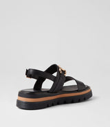 Sabri Sandal Black Leather