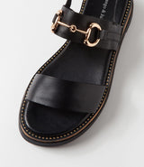 Sabri Sandal Black Leather