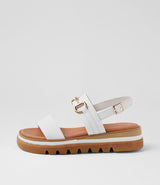 Sabri Sandal White Leather