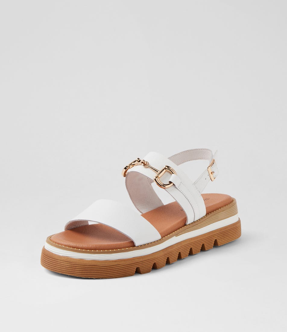 Sabri Sandal White Leather