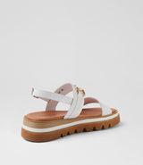 Sabri Sandal White Leather