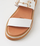 Sabri Sandal White Leather