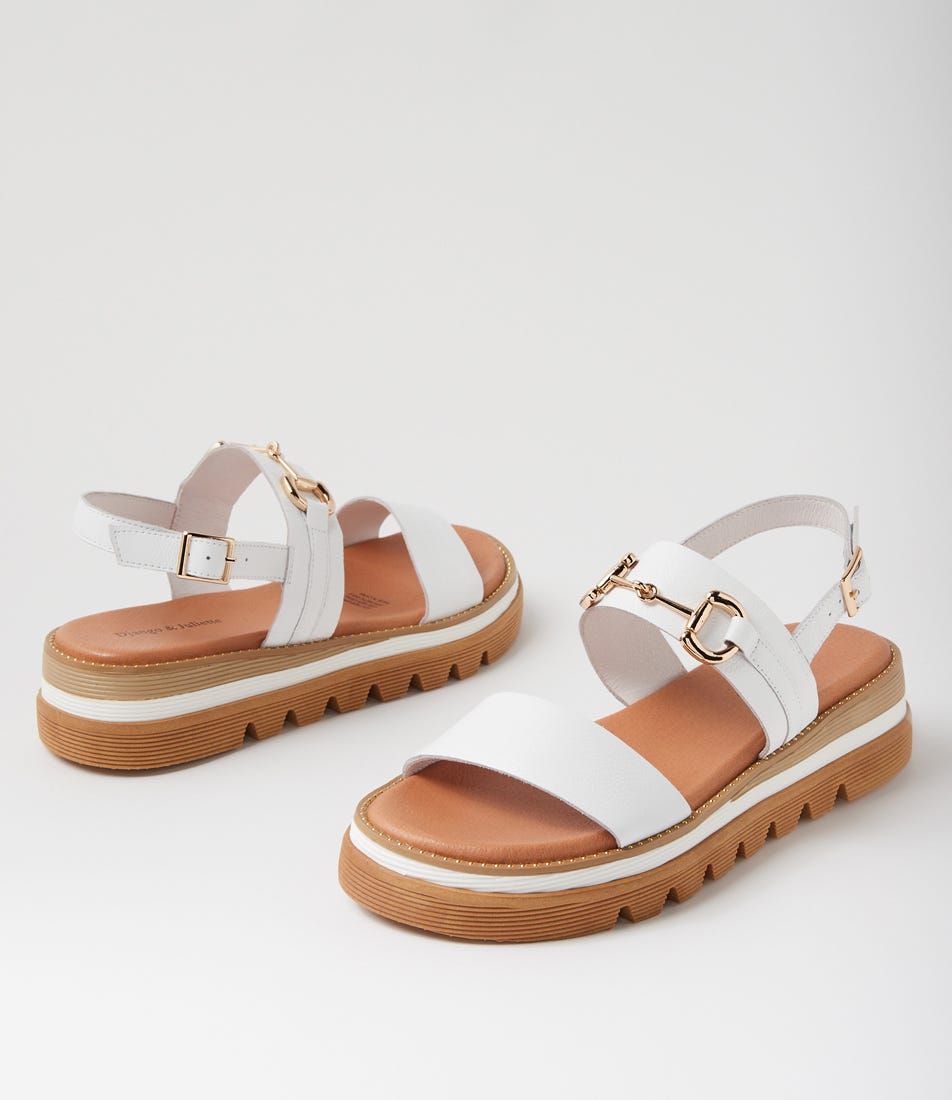 Sabri Sandal White Leather