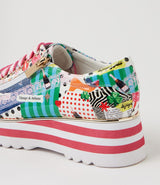 Eammes Lace Up Flats Collage 2 Print Patent