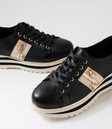 Eaglesy Sneaker Black Milk Leather
