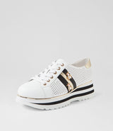 Eaglesy Sneaker White Black Leather