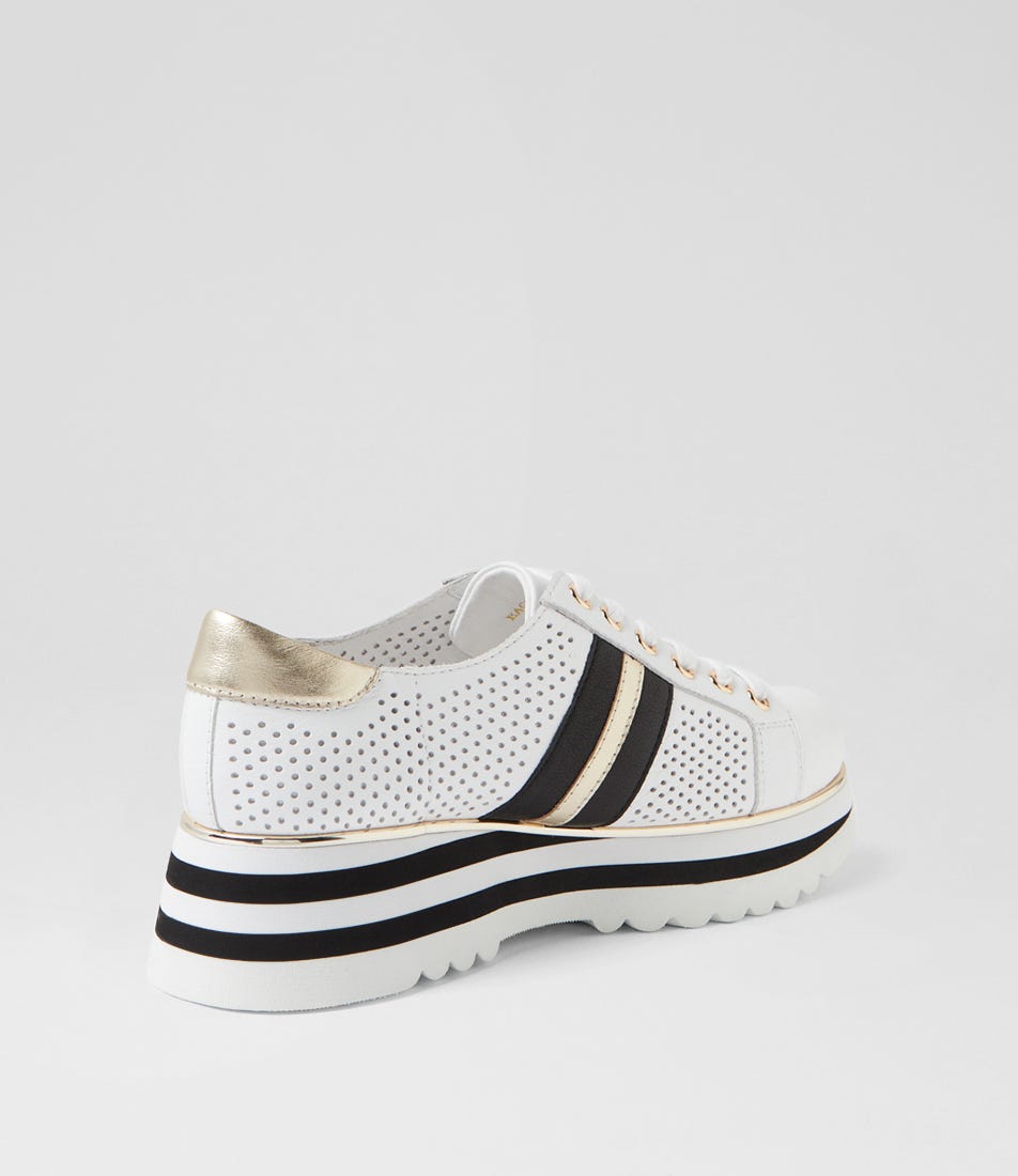 Eaglesy Sneaker White Black Leather