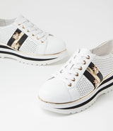 Eaglesy Sneaker White Black Leather