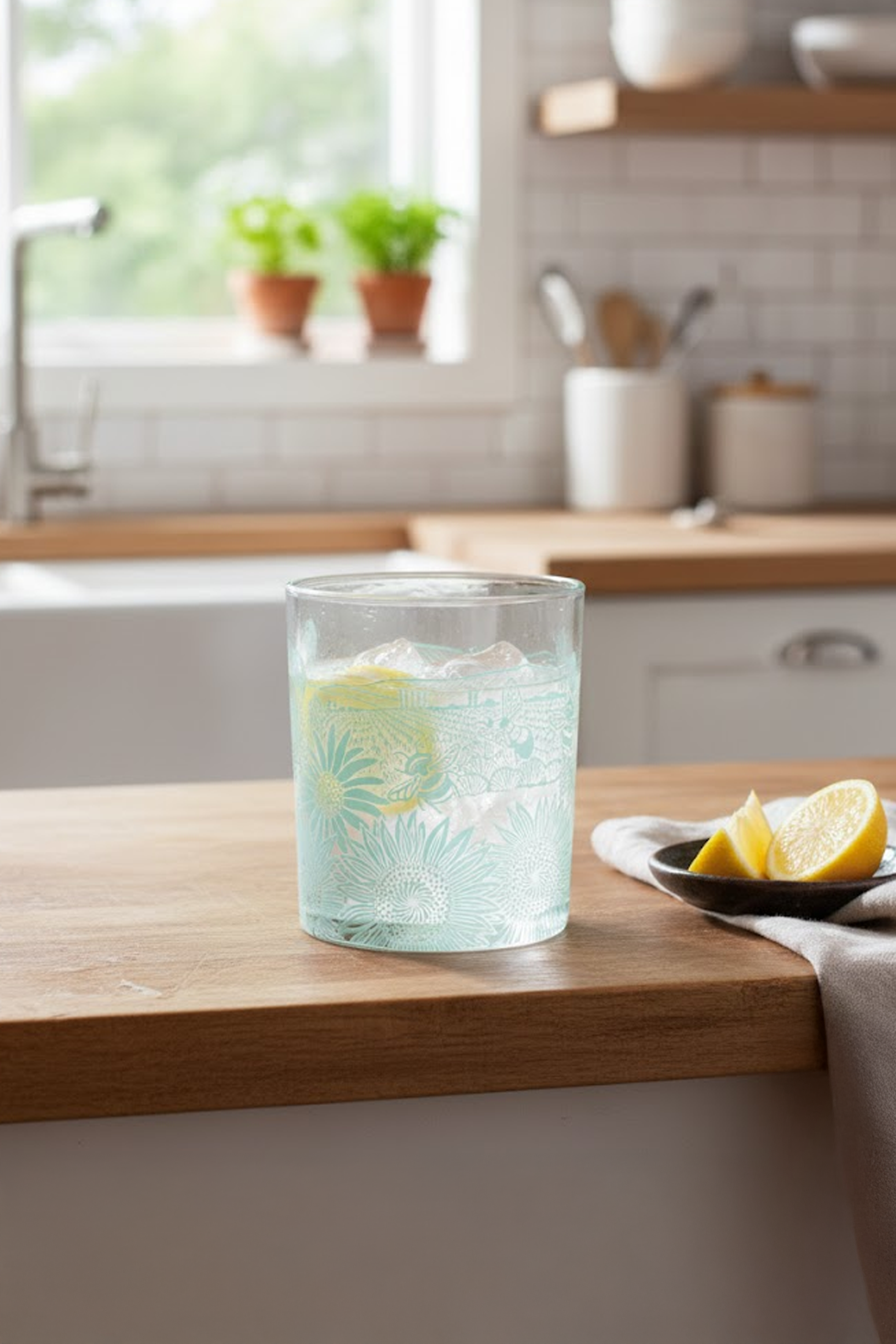 KATE HEISS GLASS POWDER BLUE