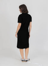 BEBE DRESS CHOOSE YOU WASHED BLACK