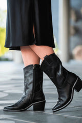 FEVER BOOT BLACK LEATHER