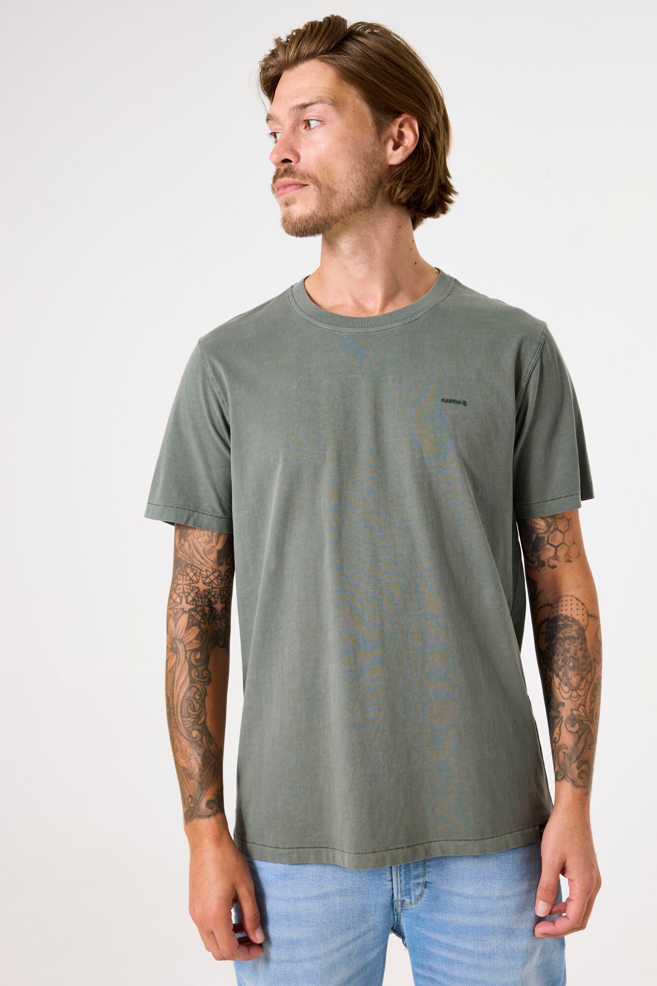 CORE LOGO T-SHIRT SAGE GREEN