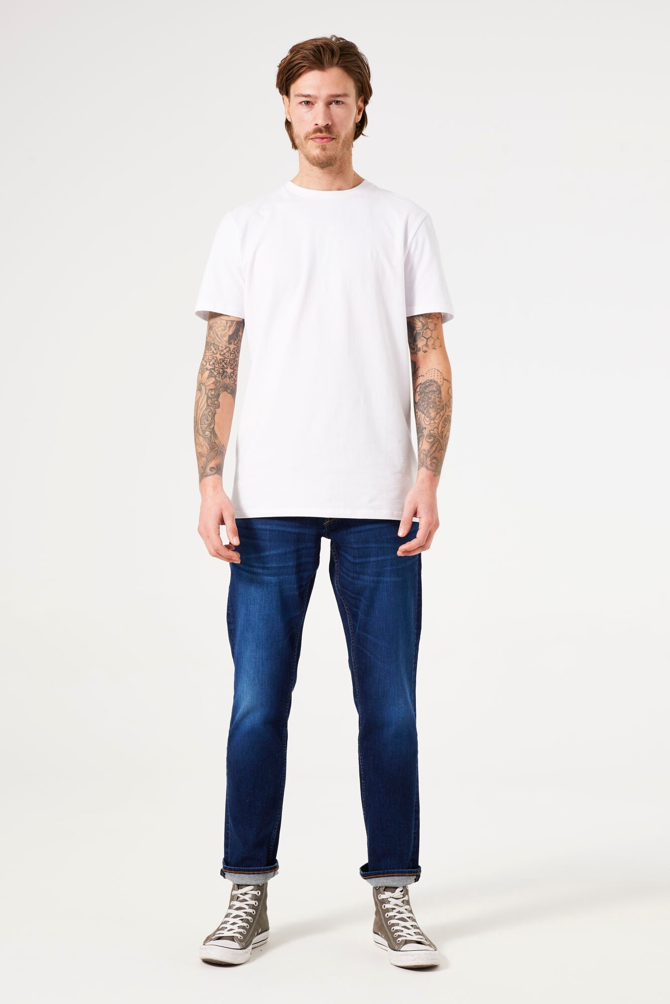 RUSSO 611 TAPERED JEAN INDIGO