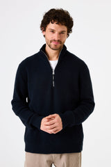 PULLOVER KNIT DEEP INK