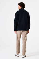 PULLOVER KNIT DEEP INK