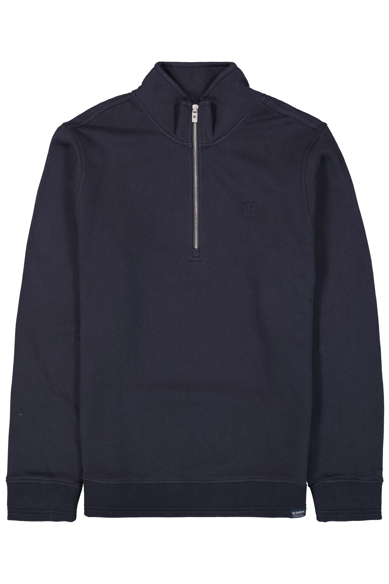 QUARTER ZIP SWEATER DEEP INK