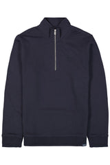QUARTER ZIP SWEATER DEEP INK