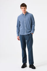 CORD OVERSHIRT STONE BLUE