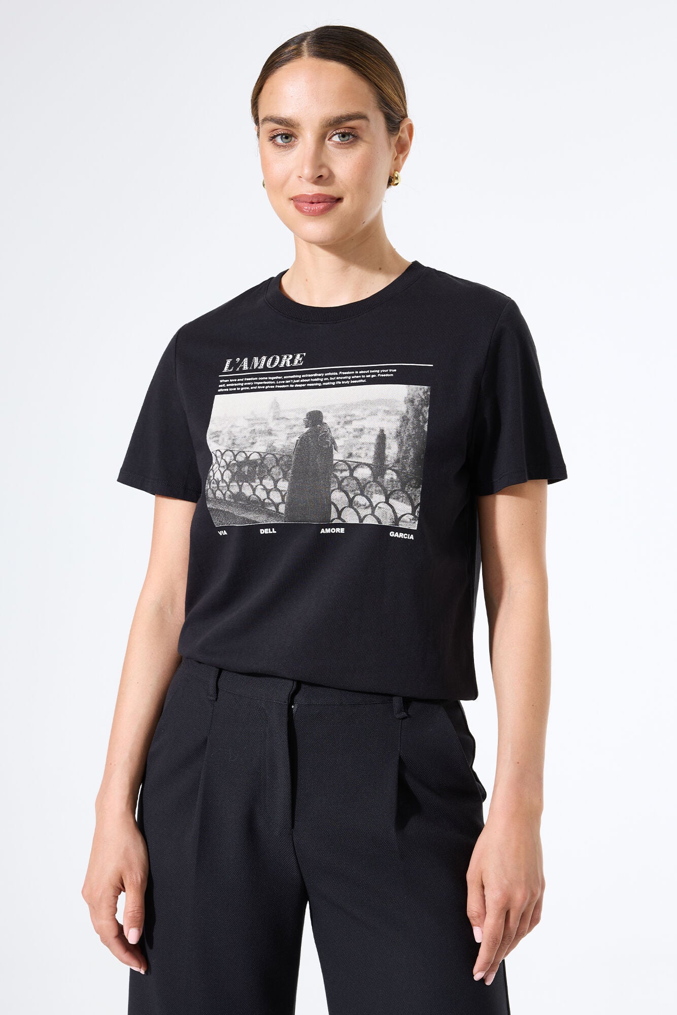 VINATGE TSHIRT BLACK