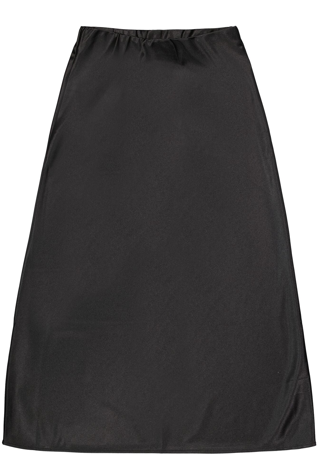 MIDI LENGTH SKIRT BLACK
