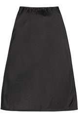 MIDI LENGTH SKIRT BLACK
