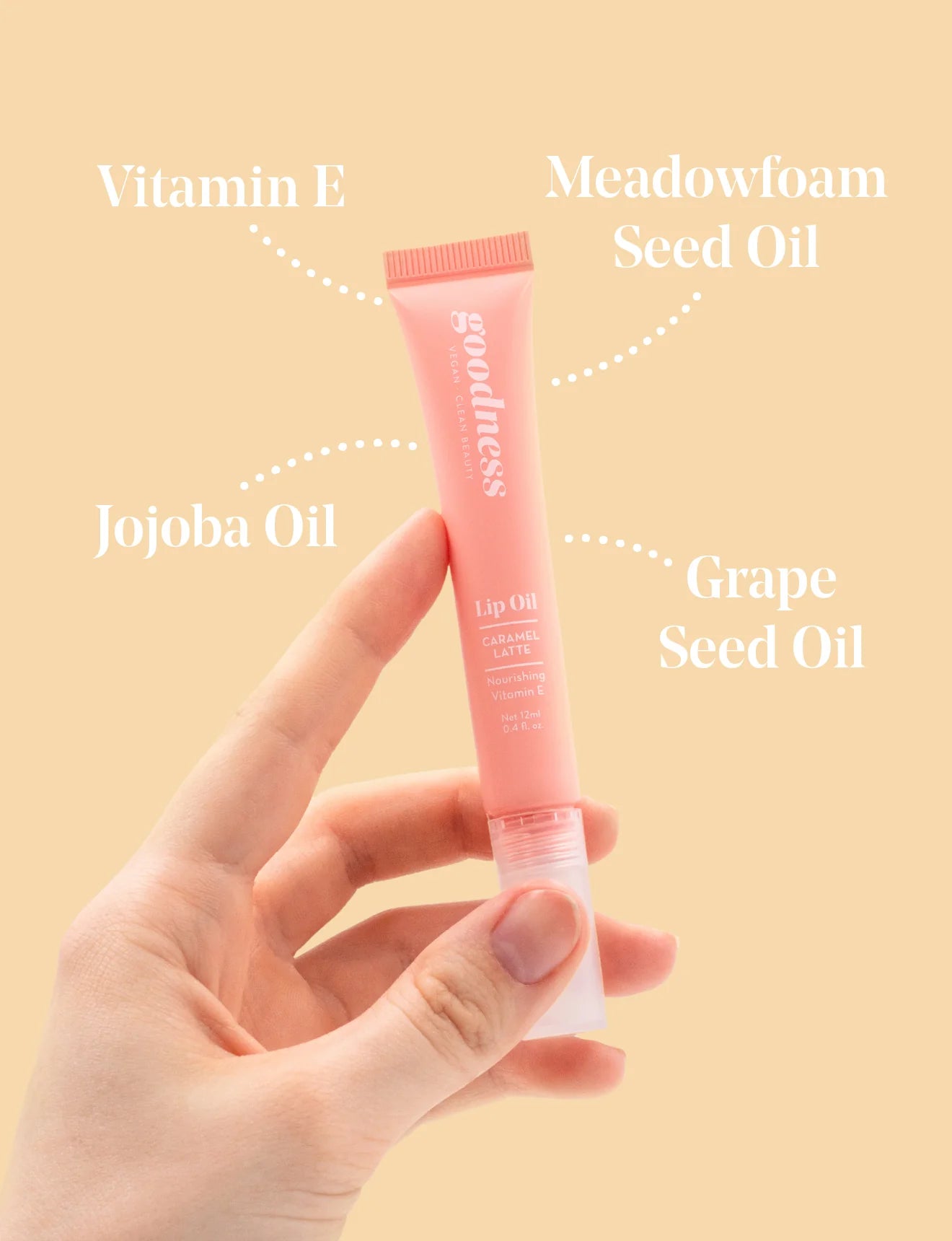 BE LUSH LIP OIL CARAMEL LATTE