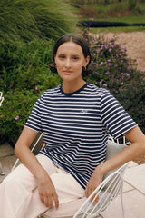 CLASSIC STRIPE TEE NAVY / WHITE