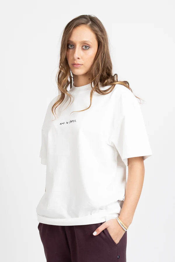 HEAVY TEE NOT PARIS WHITE