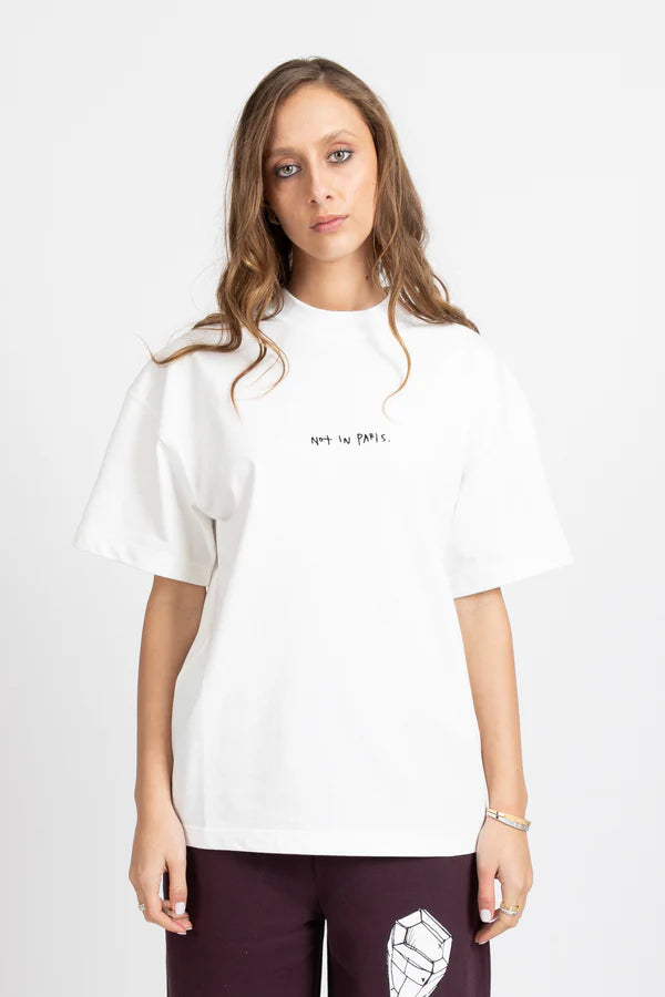 HEAVY TEE NOT PARIS WHITE