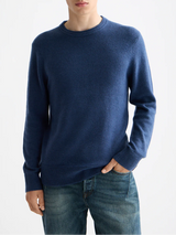 SOFT KNIT REGULAR FIT CREW NECK INSIGNIA BLUE