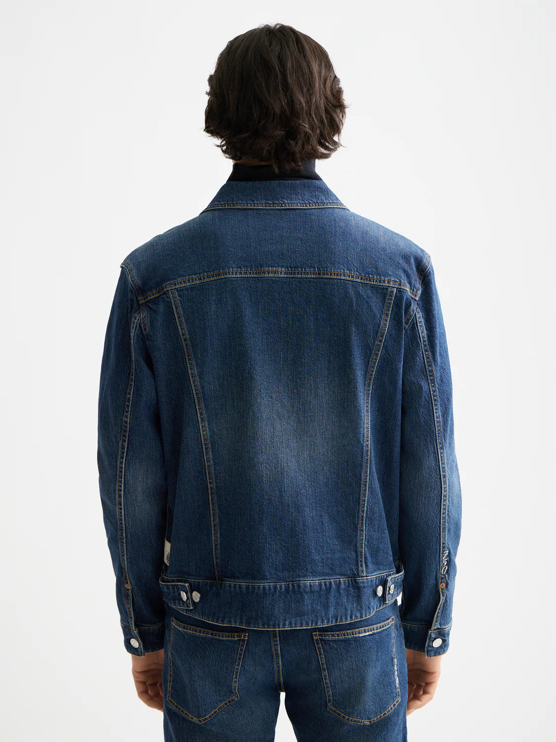 DENIM TRUCKER JACKET LET IT RAIN