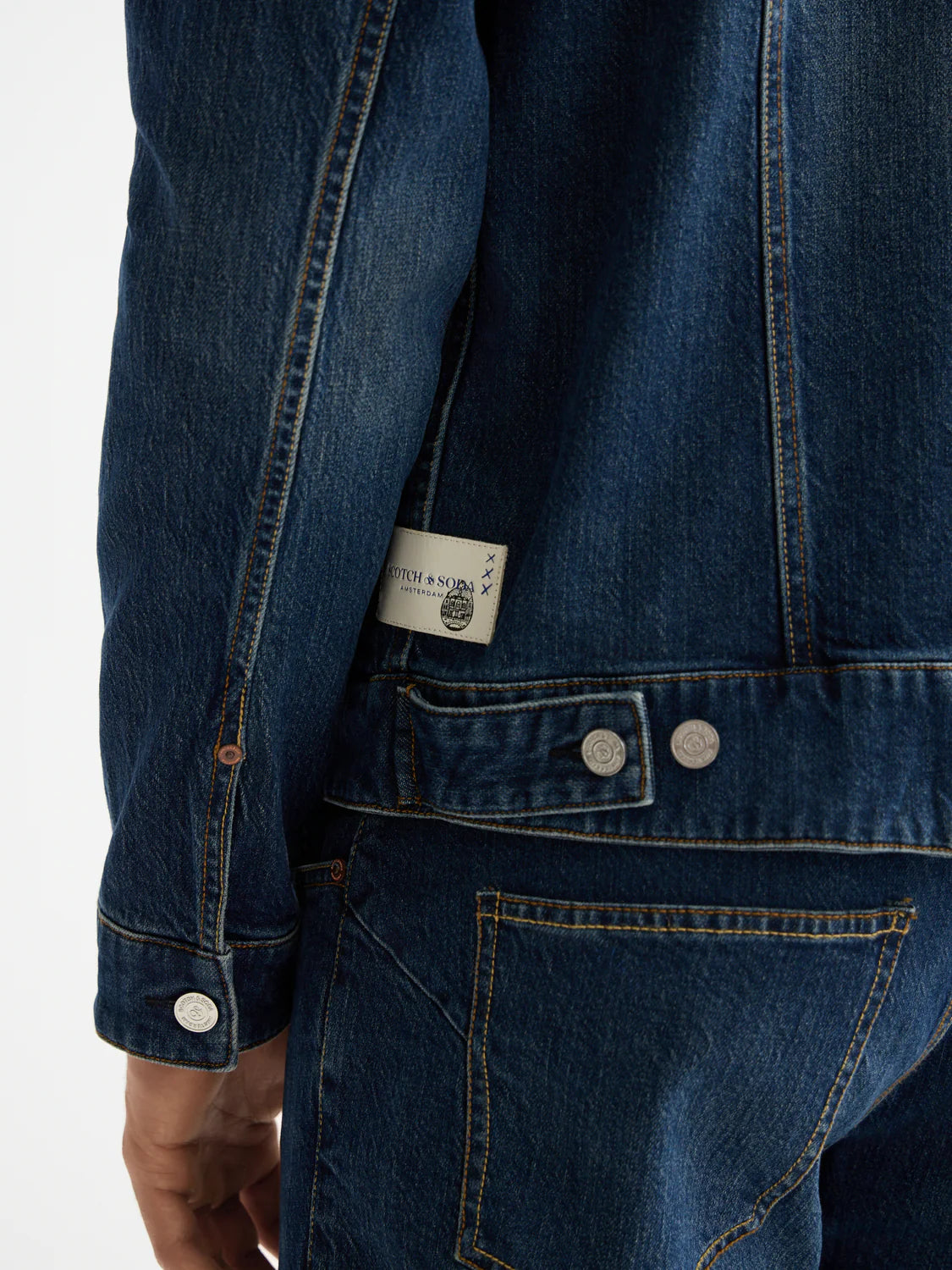 DENIM TRUCKER JACKET LET IT RAIN