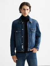 DENIM TRUCKER JACKET LET IT RAIN