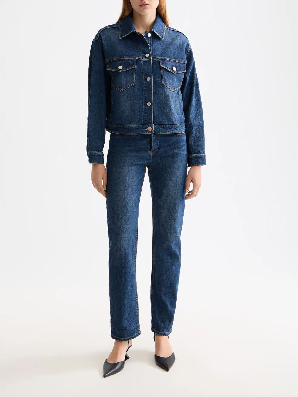 CROPPED DENIM JACKET LE IT RAIN