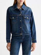 CROPPED DENIM JACKET LE IT RAIN