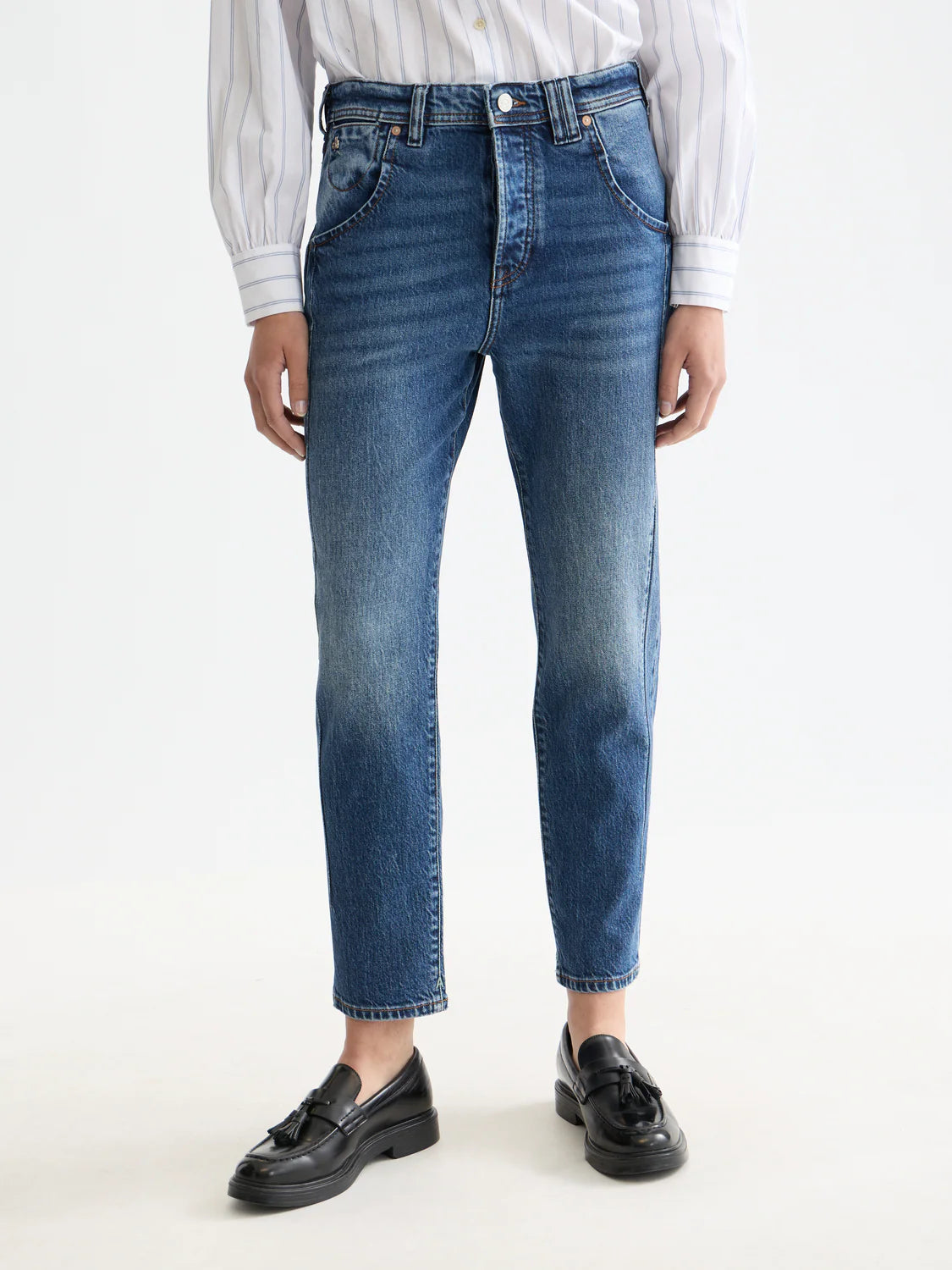 THE BUZZ BOYFRIEND JEANS TEMPO BLUE