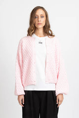 HONEYCOMB CARDI PINK