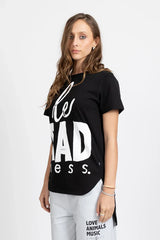 SCALLOP TEE LE RADNESS BLACK