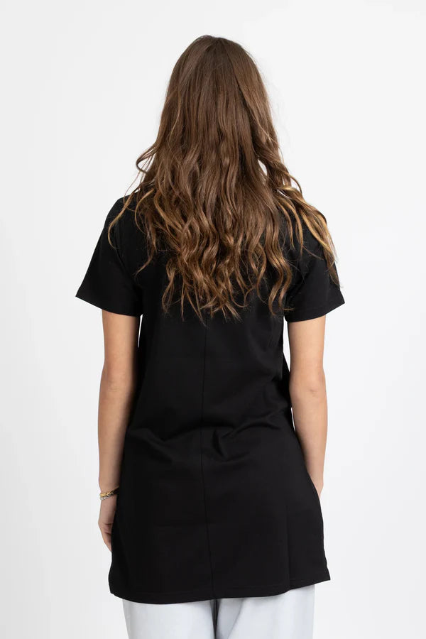 SCALLOP TEE LE RADNESS BLACK