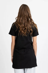 SCALLOP TEE LE RADNESS BLACK