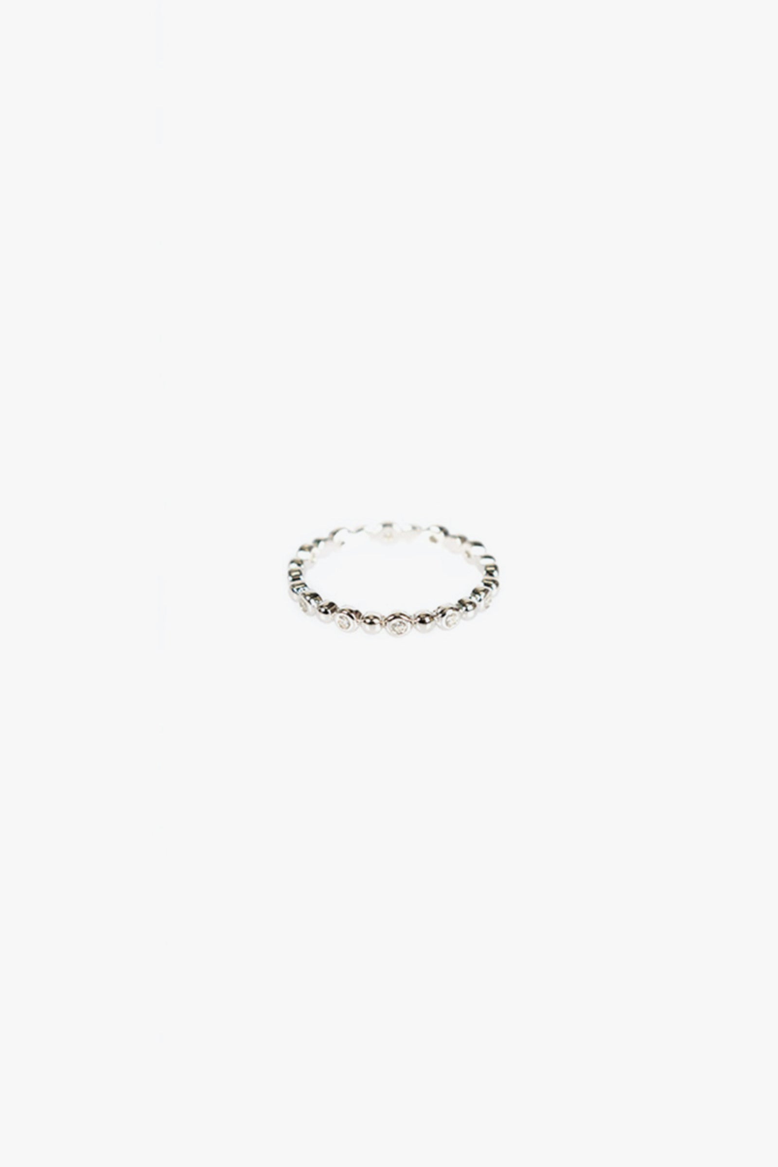 BEADED RING - CLEAR