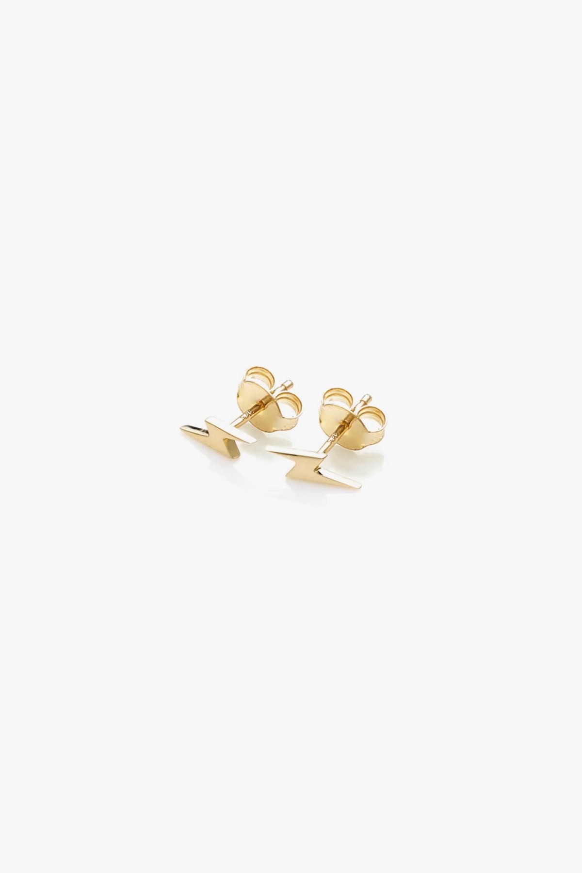 I'LL BE LIGHTNING STUDS - 18KT GOLD PLATED