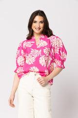 GIFTED TOP PINK SPLASH