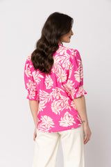 GIFTED TOP PINK SPLASH