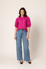 NINA BLOUSE HOT PINK