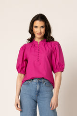 NINA BLOUSE HOT PINK