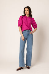 NINA BLOUSE HOT PINK