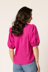 NINA BLOUSE HOT PINK