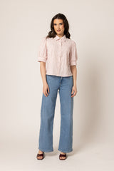 ALIGNED SHIRT PINK STRIPE