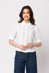 CAPTIVATE SHIRT WHITE SPOT